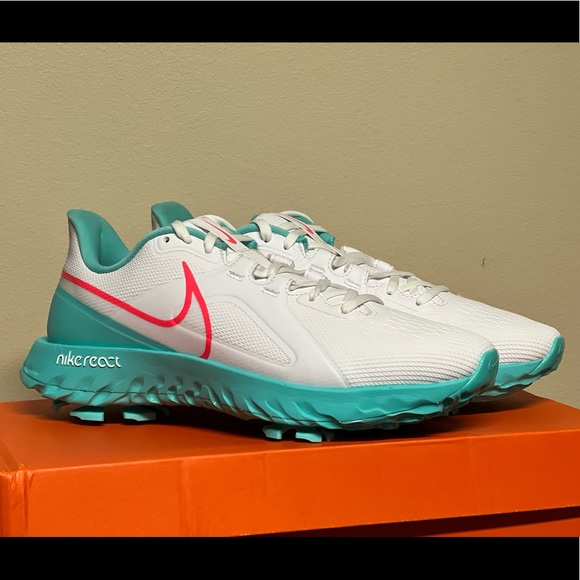 NEW! Nike React Infinity Pro Golf South Beach Punch Green Men